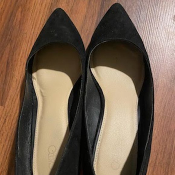 suede Pointed Pump - Picture 1 of 2